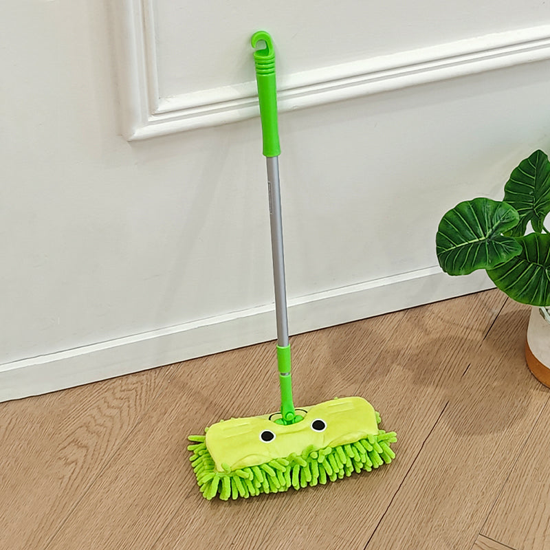 Mini mop with lion cartoon design, suitable for parent-child games, a tool for children's cleaning, detachable head cover